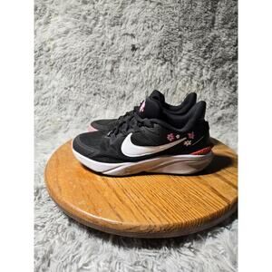 Nike Star Runner 4 Next Nature SE Girls Size 4Y GS Shoes Floral Black FJ8077-001